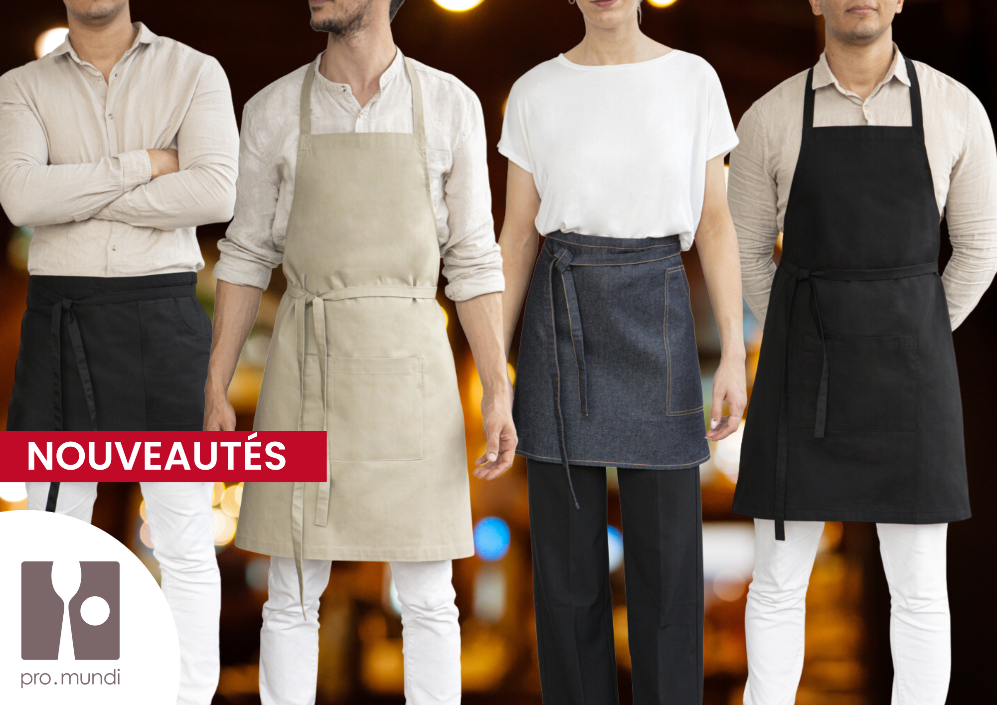 Nouveautés Pro Mundi - Tabliers BISTRO
